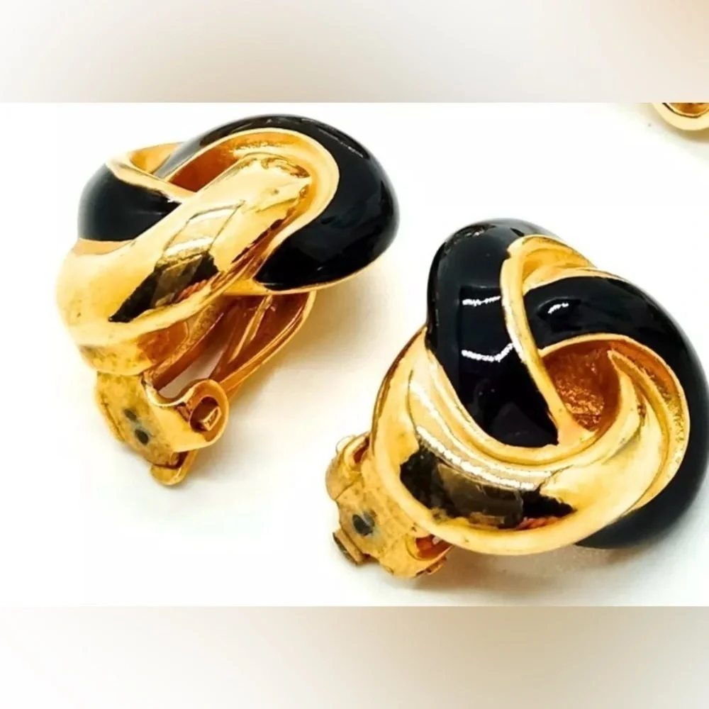 Givenchy Earrings Vintage Gold